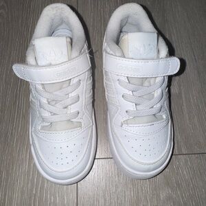 Adidas White Sneakers with Velcro Strap boys
